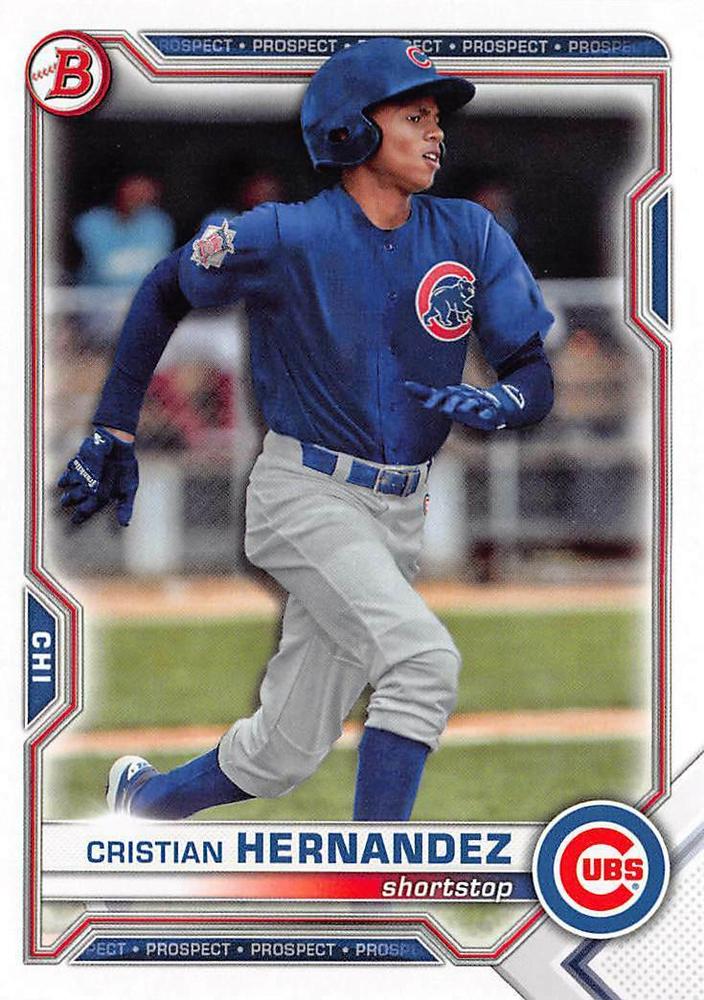 2021 Bowman Draft Cristian Hernandez BD-193 Chicago Cubs