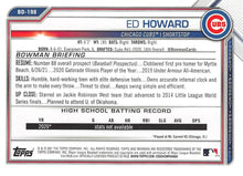 Load image into Gallery viewer, 2021 Bowman Draft Ed Howard BD-198 Chicago Cubs
