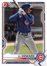 Load image into Gallery viewer, 2021 Bowman Draft Ed Howard BD-198 Chicago Cubs
