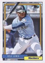 Load image into Gallery viewer, 2021 Topps Update Topps 1992 Redux Kyle Lewis  T92-42 Seattle Mariners
