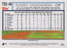 Load image into Gallery viewer, 2021 Topps Update Topps 1992 Redux Randy Arozarena  T92-46 Tampa Bay Rays
