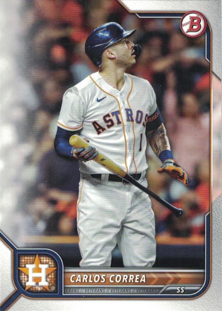 2022 Bowman Carlos Correa #3 Houston Astros