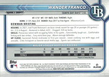 Load image into Gallery viewer, 2022 Bowman Wander Franco #12 Tampa Bay Rays
