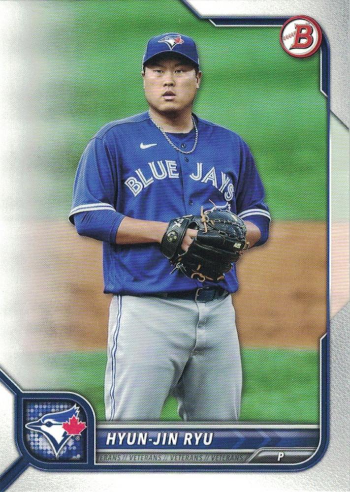 2022 Bowman Hyun-Jin Ryu #27 Toronto Blue Jays