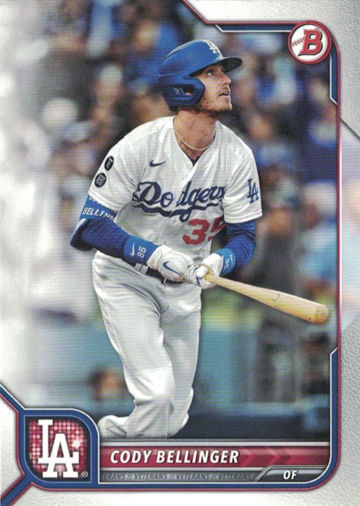 2022 Bowman Cody Bellinger #57 Los Angeles Dodgers