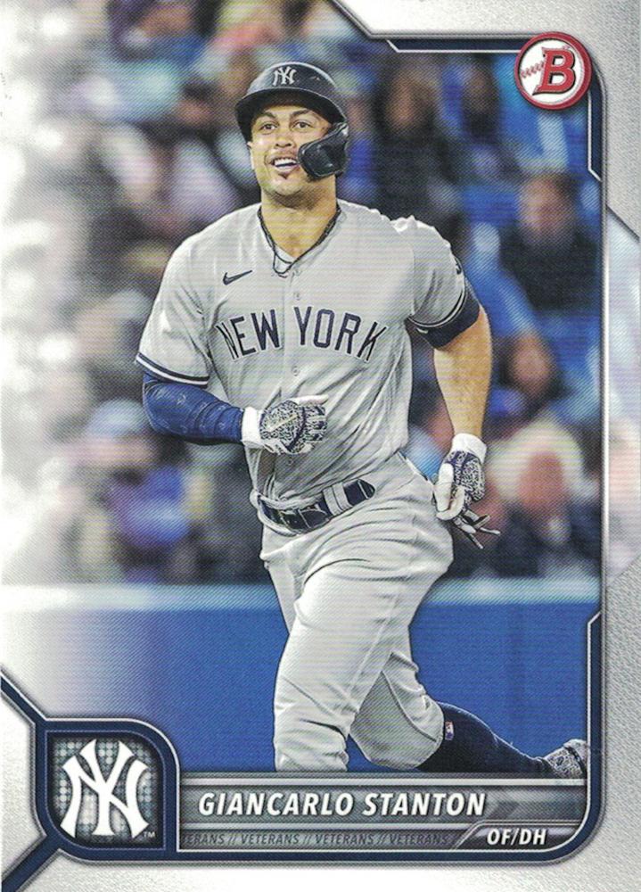 2022 Bowman Giancarlo Stanton #61 New York Yankees
