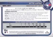 Load image into Gallery viewer, 2022 Bowman Otto Lopez #65 Toronto Blue Jays

