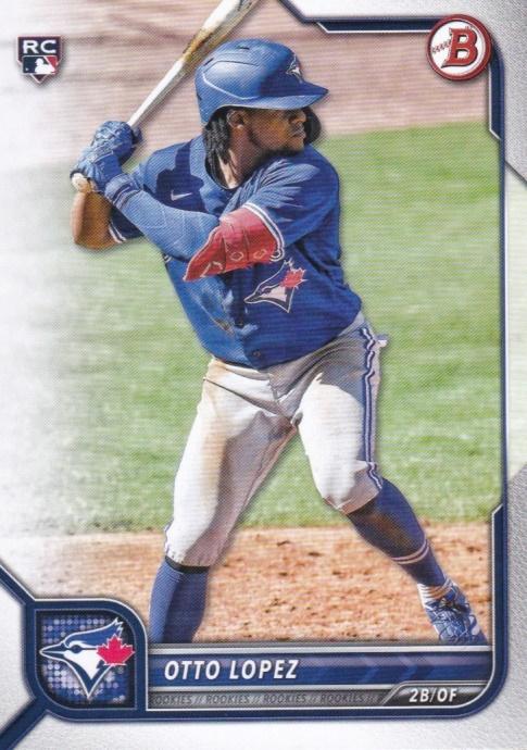 2022 Bowman Otto Lopez #65 Toronto Blue Jays