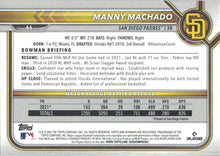 Load image into Gallery viewer, 2022 Bowman Manny Machado #66 San Diego Padres
