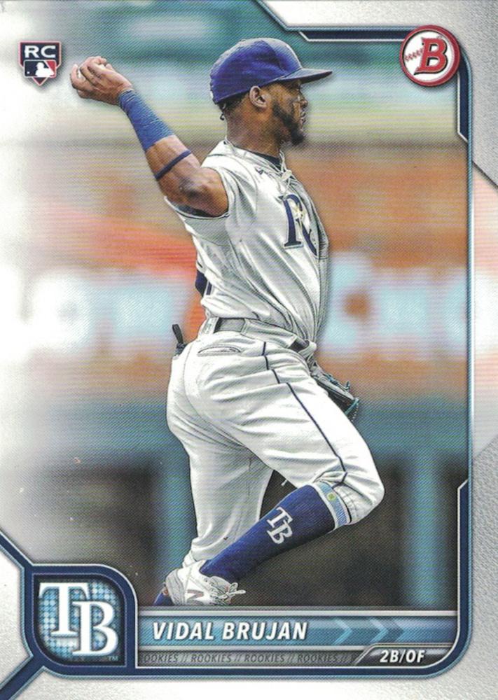 2022 Bowman Vidal Brujan #71 Tampa Bay Rays