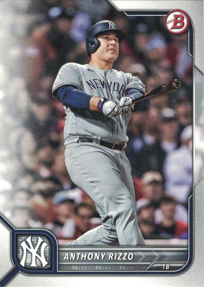 2022 Bowman Anthony Rizzo #76 New York Yankees