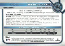 Load image into Gallery viewer, 2022 Bowman Bryan De La Cruz #88 Miami Marlins
