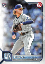 Load image into Gallery viewer, 2022 Bowman Shane Baz #90 Tampa Bay Rays

