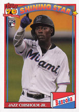 Load image into Gallery viewer, 2021 Topps Archives 1991 Topps Bazooka Shining Stars Jazz Chisholm Jr. #91BZ-14 Miami Marlins
