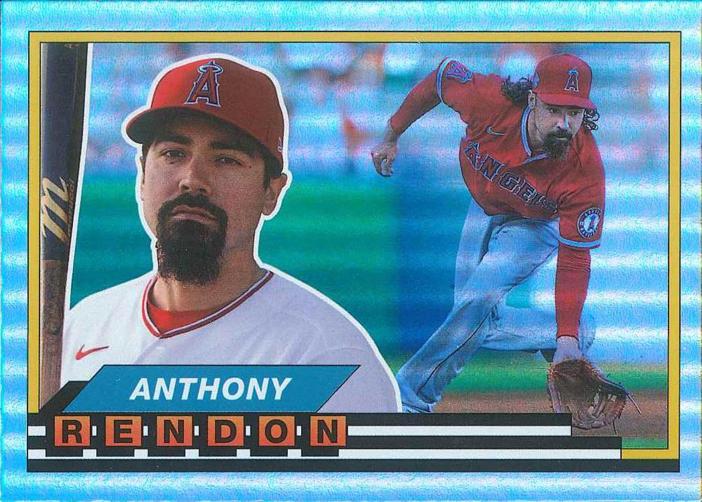 2021 Topps Archives 1989 Topps Big Foil Anthony Rendon #89BF-27 Los Angeles Angels