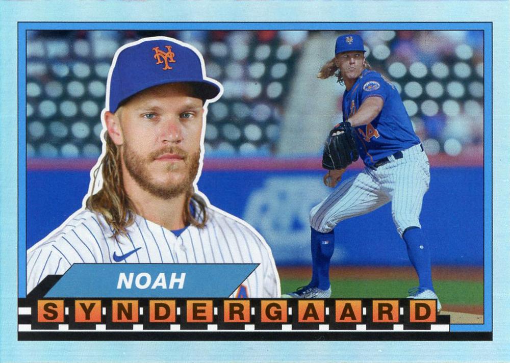2021 Topps Archives 1989 Topps Big Foil Noah Syndergaard #89BF-32 New York Mets