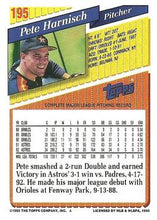 Load image into Gallery viewer, 1993 Topps Pete Harnisch # 195 Houston Astros
