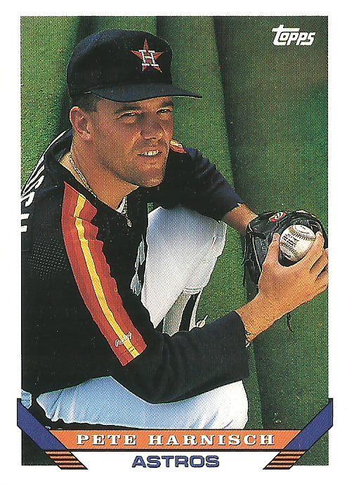 1993 Topps Pete Harnisch # 195 Houston Astros