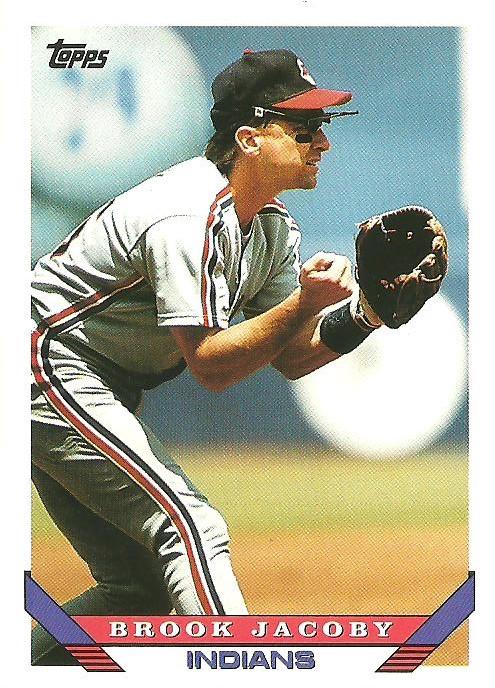 1993 Topps Brook Jacoby # 303 Brook Jacoby