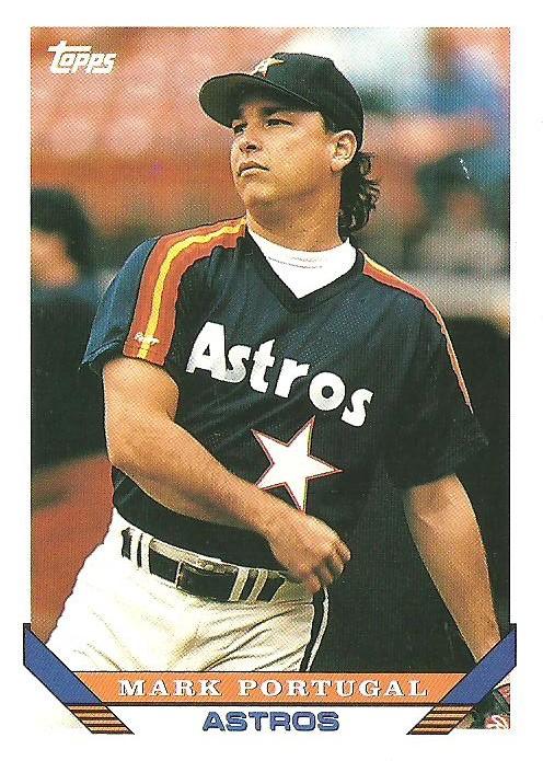 1993 Topps Mark Portugal # 335 Houston Astros