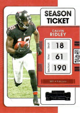 Load image into Gallery viewer, 2021 Panini Contenders Season Ticket Calvin Ridley  #5 Atlanta Falcons
