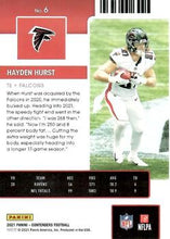 Load image into Gallery viewer, 2021 Panini Contenders Season Ticket Hayden Hurst  #6 Atlanta Falcons
