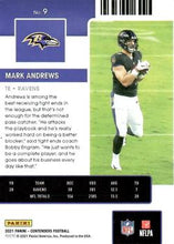 Load image into Gallery viewer, 2021 Panini Contenders Season Ticket Mark Andrews  #9 Baltimore Ravens
