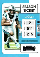 Load image into Gallery viewer, 2021 Panini Contenders Season Ticket DJ Moore   #14 Carolina Panthers

