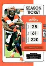 Load image into Gallery viewer, 2021 Panini Contenders Season Ticket Joe Mixon  #21 Cincinnati Bengals
