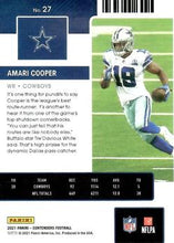 Load image into Gallery viewer, 2021 Panini Contenders Season Ticket Amari Cooper  #27 Dallas Cowboys
