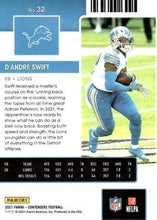 Load image into Gallery viewer, 2021 Panini Contenders Season Ticket D&#39;Andre Swift  #32 Detroit Lions
