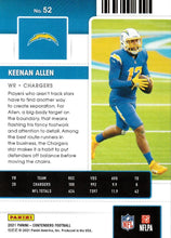 Load image into Gallery viewer, 2021 Panini Contenders Season Ticket Keenan Allen  #52 Los Angeles Chargers
