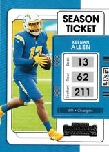 Load image into Gallery viewer, 2021 Panini Contenders Season Ticket Keenan Allen  #52 Los Angeles Chargers
