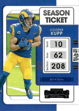 Load image into Gallery viewer, 2021 Panini Contenders Season Ticket Cooper Kupp  #55 Los Angeles Rams
