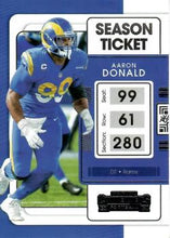 Load image into Gallery viewer, 2021 Panini Contenders Season Ticket Aaron Donald  #56 Los Angeles Rams
