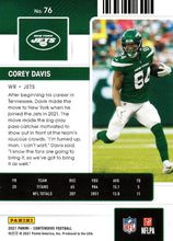 Load image into Gallery viewer, 2021 Panini Contenders Season Ticket Corey Davis  #76 New York Jets
