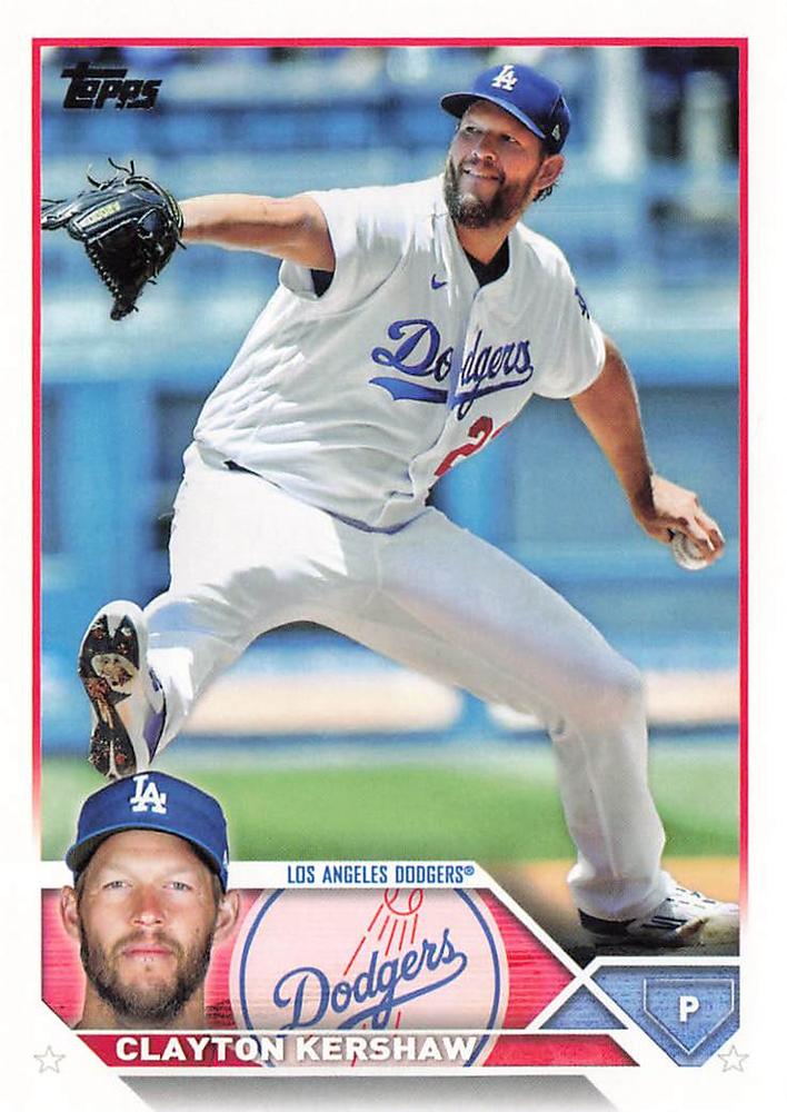 2023 Topps Clayton Kershaw #22 Los Angeles Dodgers