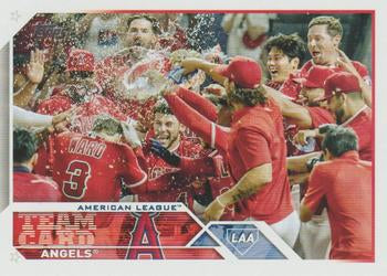 2023 Topps Angels Team Card #93 Angels