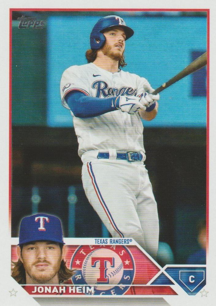 2023 Topps Jonah Heim #141 Texas Rangers