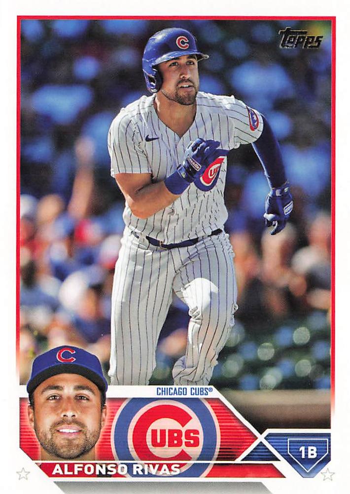 2023 Topps Alfonso Rivas #332 Chicago Cubs