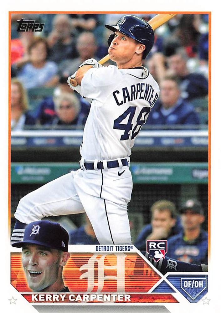 2023 Topps Kerry Carpenter RC #394 Detroit Tigers