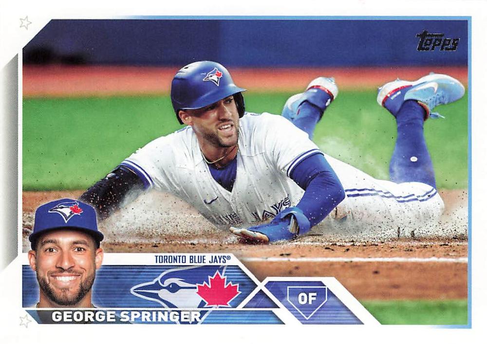 2023 Topps George Springer #414 Toronto Blue Jays