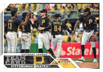 2023 Topps Pittsburgh Pirates Team Card 430 Pittsburgh Pirates