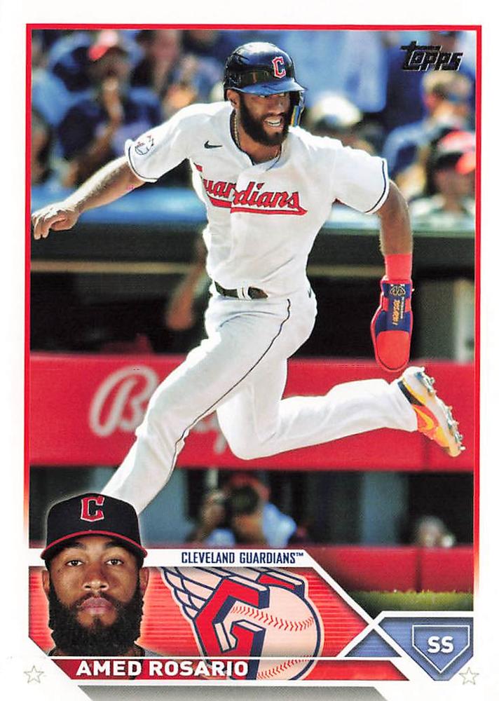 2023 Topps Amed Rosario #456 Cleveland Guardians