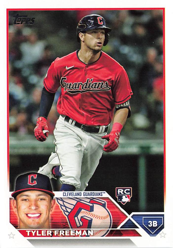2023 Topps Tyler Freeman RC #462 Cleveland Guardians