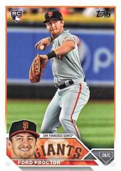 2023 Topps Ford Proctor RC #472 San Francisco Giants