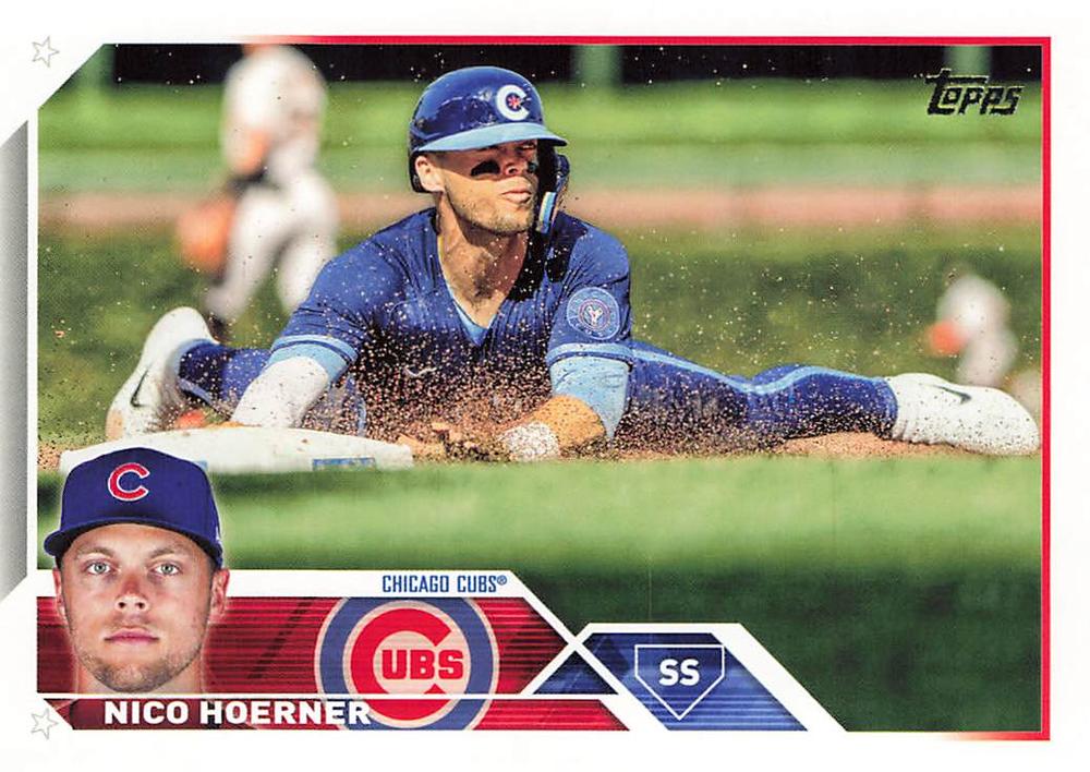 2023 Topps Nico Hoerner #485 Chicago Cubs