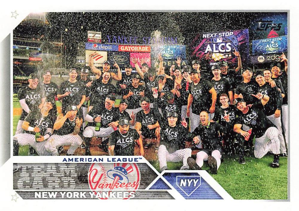 2023 Topps New York Yankees Team Card 516 New York Yankees
