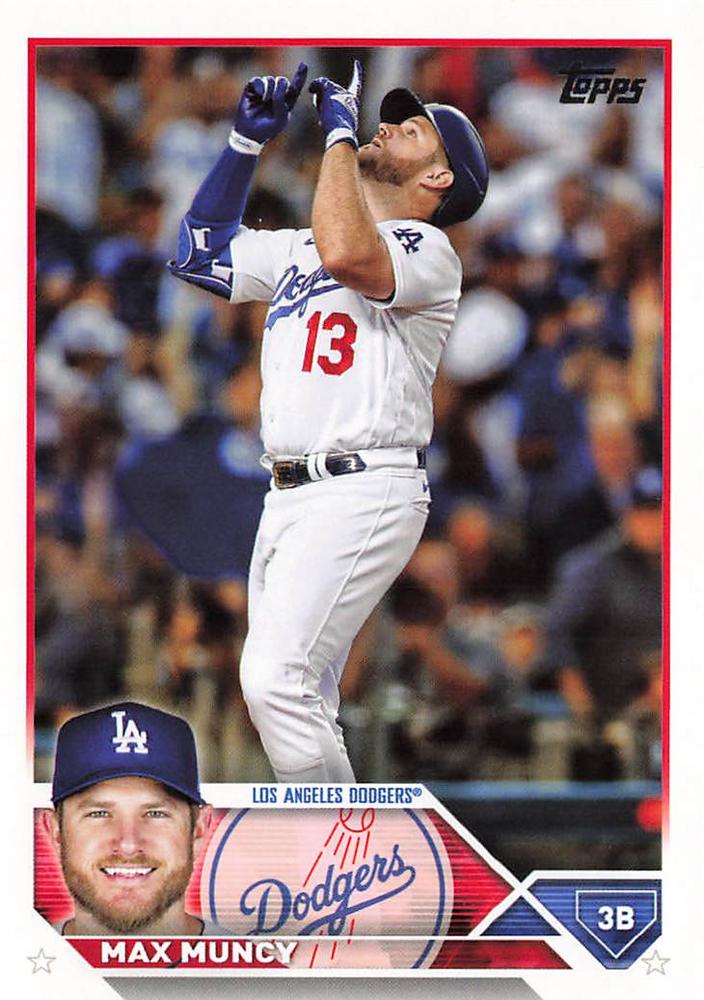 2023 Topps Max Muncy #519 Los Angeles Dodgers