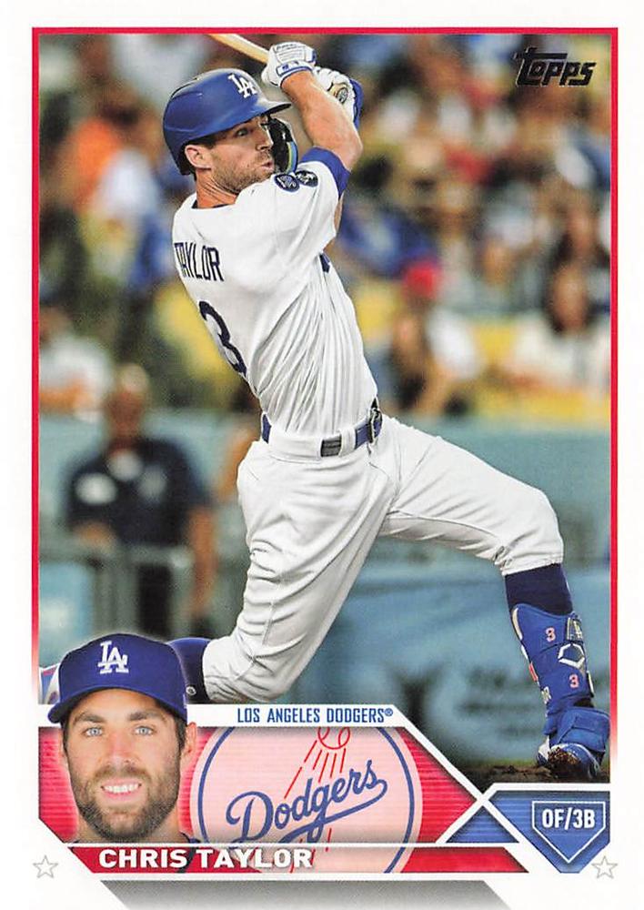 2023 Topps Chris Taylor #562 Los Angeles Dodgers